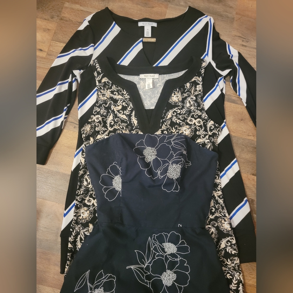 Bundle of white house/black market dresses